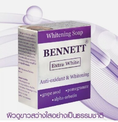 Bennett Soap Extra White Antioxidant & Whitening Skin with Alpha