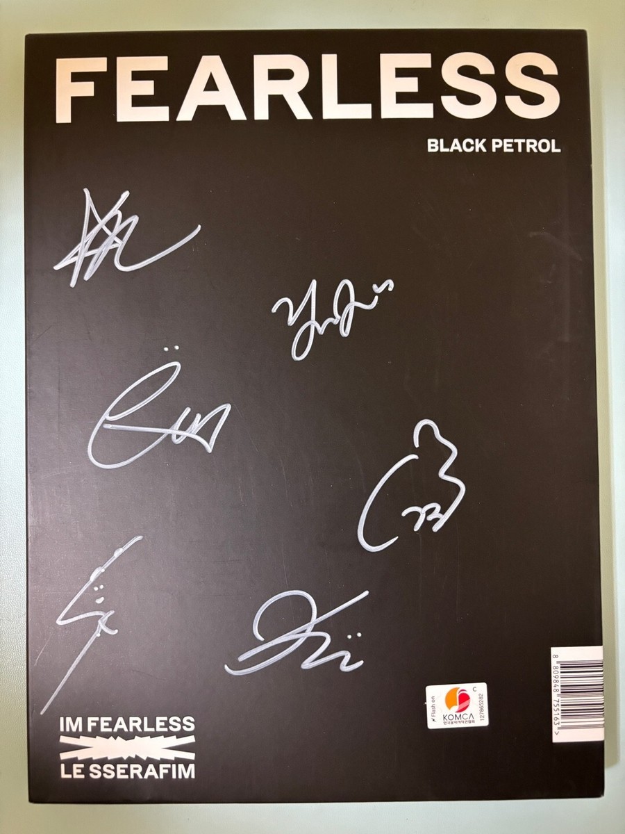 LE SSERAFIM [FEARLESS] All Member Autographed Signed Album | eBay
