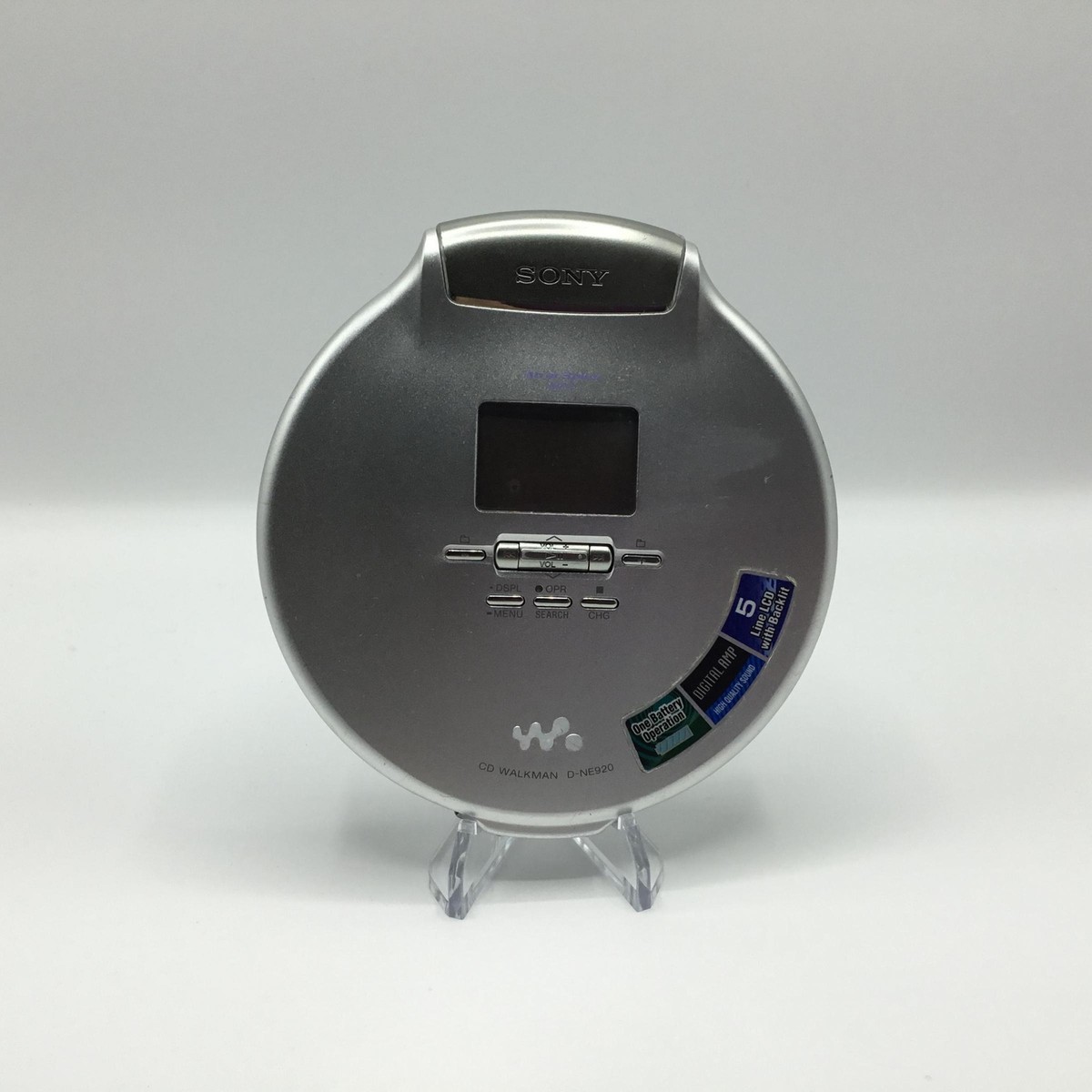 Sony Walkman - Portable Compact Disc MP3 Player - Silver (D-NE920