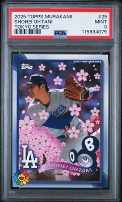 🔥🔥🔥PSA 9🔥🔥🔥2025 Topps Murakami SHOHEI OHTANI Tokyo Series