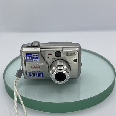 Olympus Camedia C-50 Zoom 5.0MP Compact Digital Camera Silver