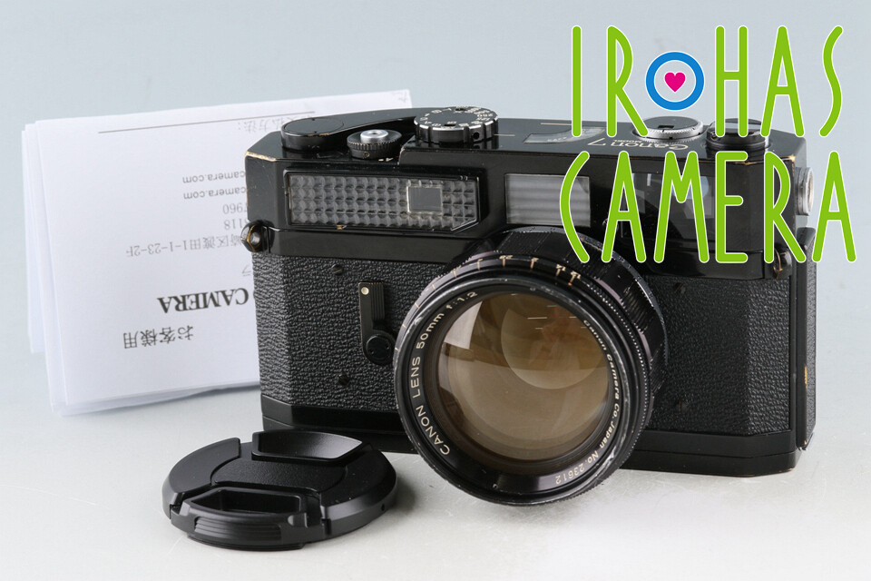 Canon 7 Original Black Paint + 50mm F/1.2 Lens #46294 E6 | eBay