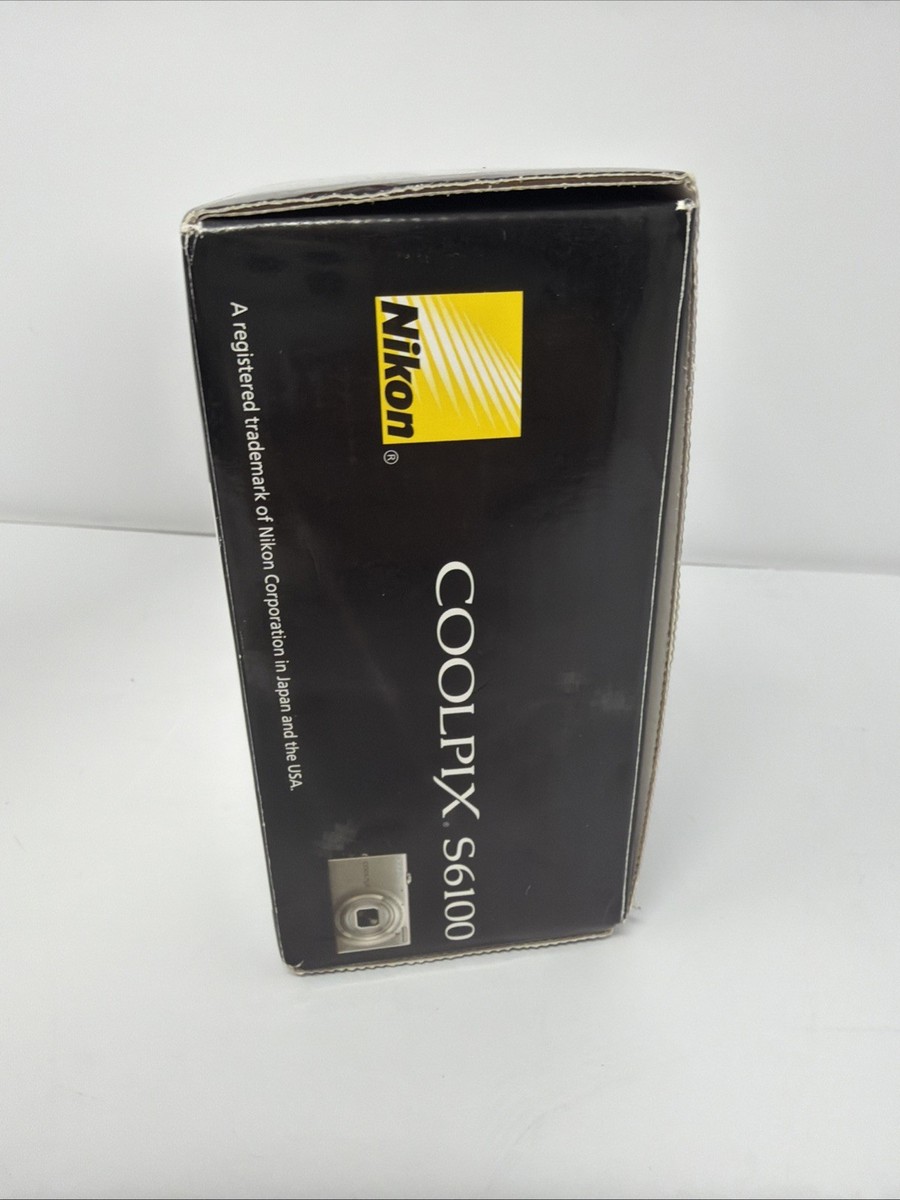 Nikon COOLPIX S6100 16.0MP Digital Camera - Silver for sale online