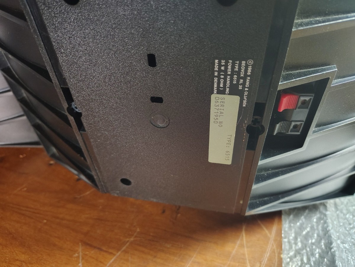 Bang & Olufsen Beovox RL 35 Type 6515 Speakers - One Pair | eBay