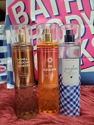 Lot 3 Bath and Body Works Fine Fragrance Mist | eBay