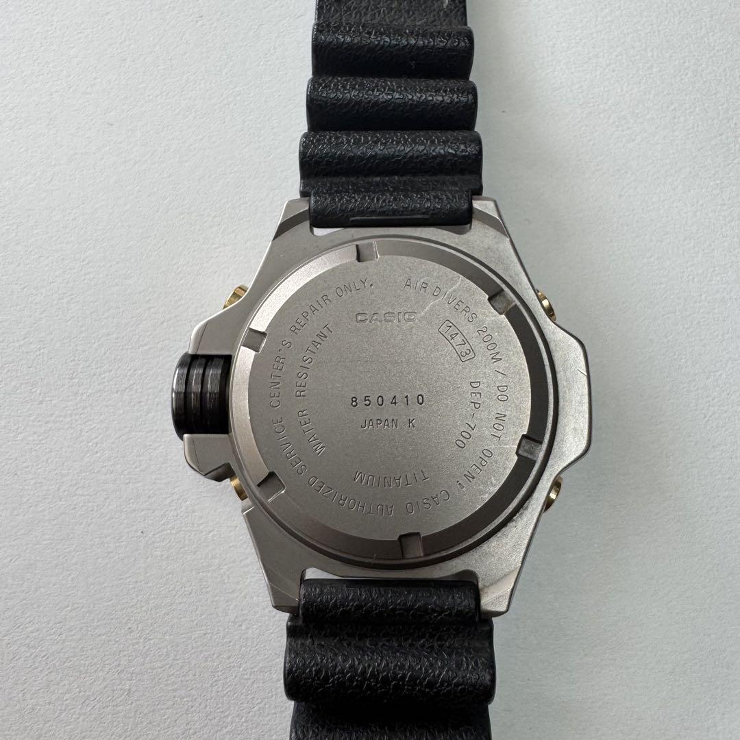 Casio Diving King Dep-700 Titanium diver's wristwatch Divers From