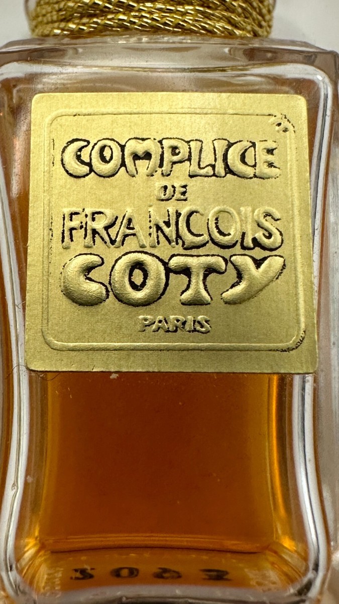 Vintage Coty Complice de Francois Paris Perfume 0.25 fl oz NEW IN