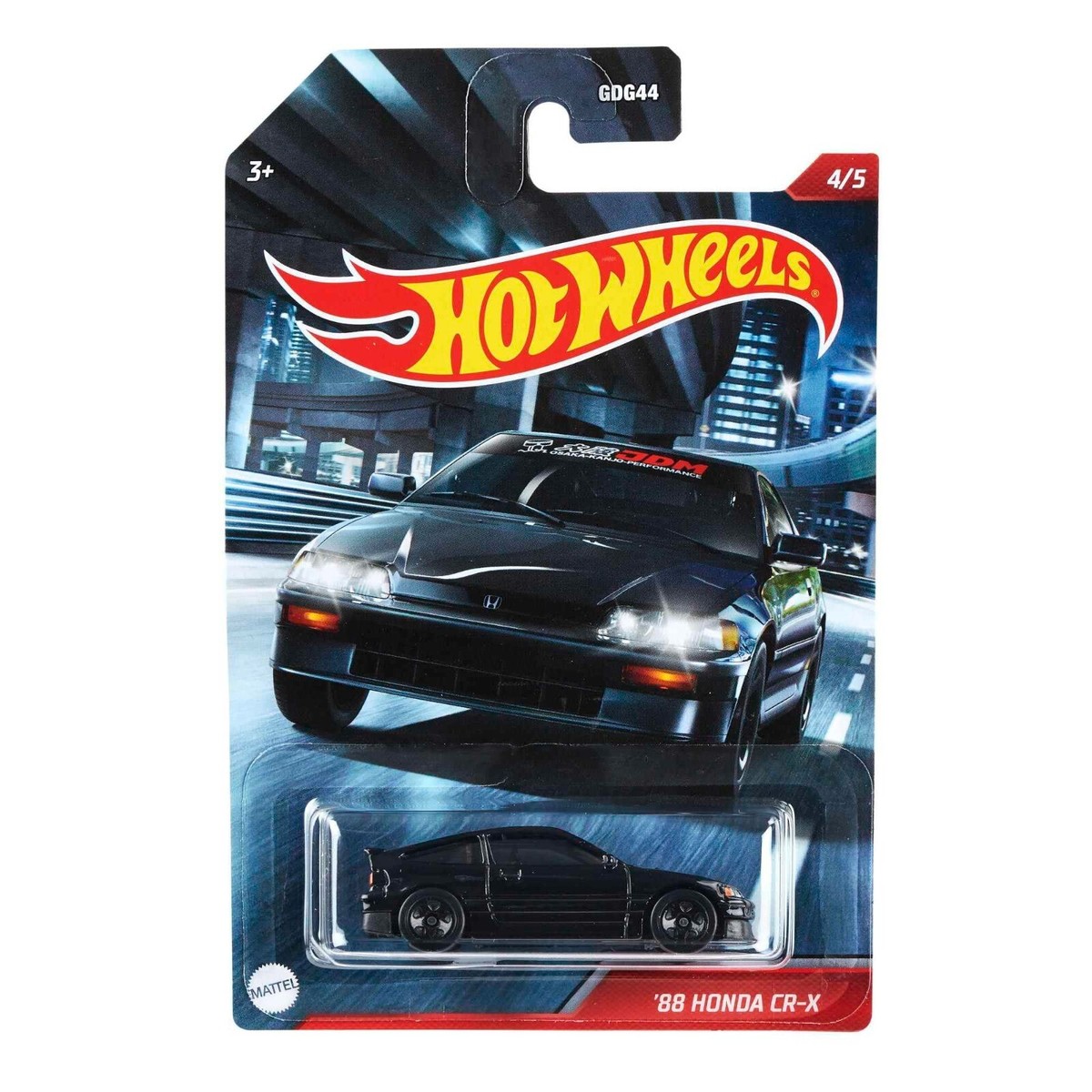 88 Honda CR-X Black JDM Hot Wheels Cult Racers 2020 GRP21 1:64