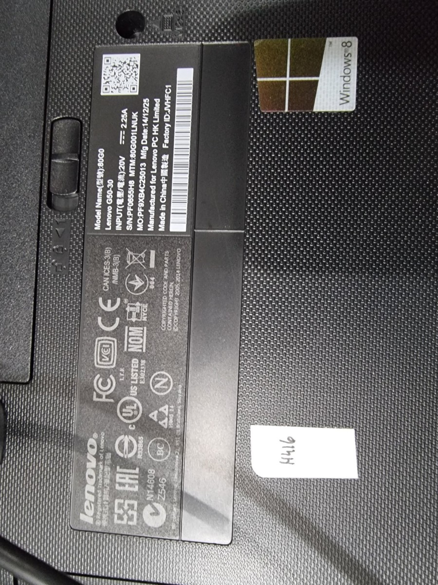 H416 Lenovo G50-30 15.6