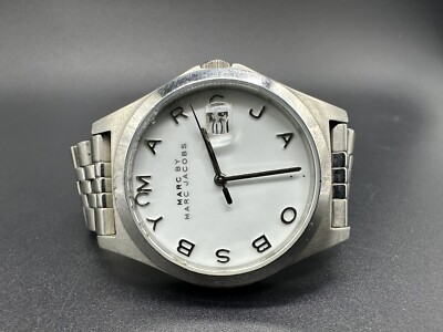 Marc by Marc Jacobs MBM3391 SS The Slim Model White Dial