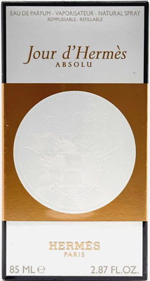 HERMES JOUR D'HERMES ABSOLU EAU DE PARFUM REFILLABLE SPRAY 2.87 Oz