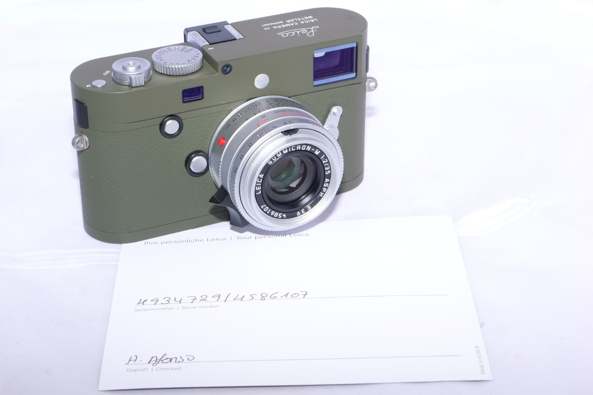 Leica M-P (Typ 240) Digital Rangefinder Safari SET. Summicron-M