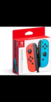 Joy-Con (L)/(R) - Nintendo Switch - Neon Red/Blue Official Brand