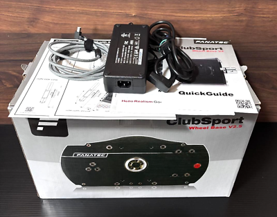 Fanatec ClubSport CSW Wheel Base V2.5 W/Original Box Read desc | eBay