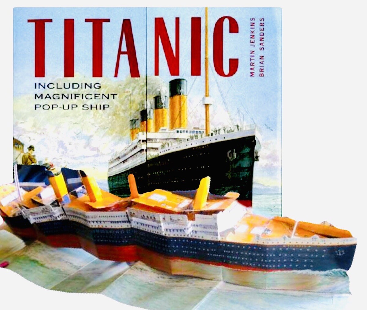 Titanic Pop Up Book 1st Edition Rare Martin Jenkins Pop Up Ship
