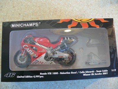 1/12 Minichamps Valentino Rossi Collection - 2001 Suzuka 8 Hour