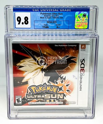 Pokémon Ultra Sun - Nintendo 3DS - CGC 9.8 A++ Sealed Graded Not