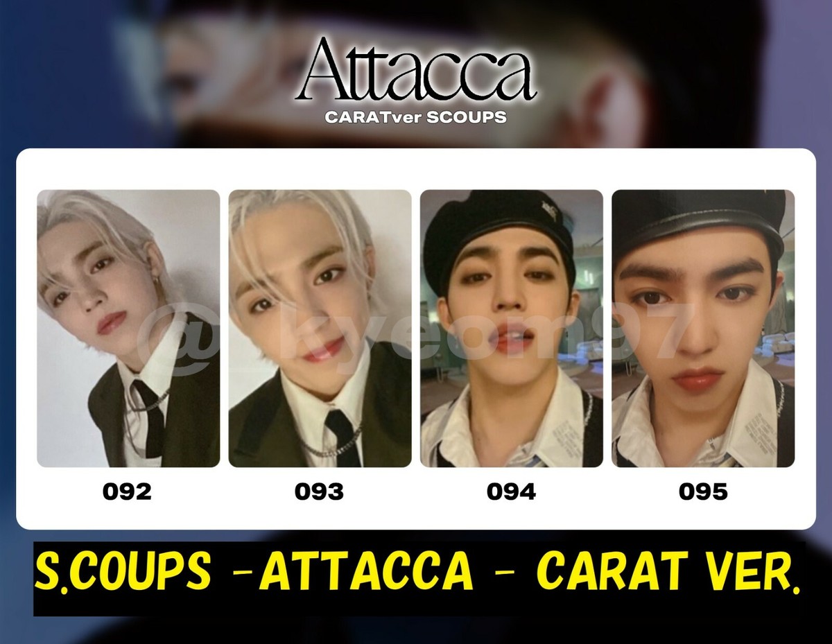 S.COUPS SEVENTEEN - Attacca - CARAT ver. Official Photo card SVT