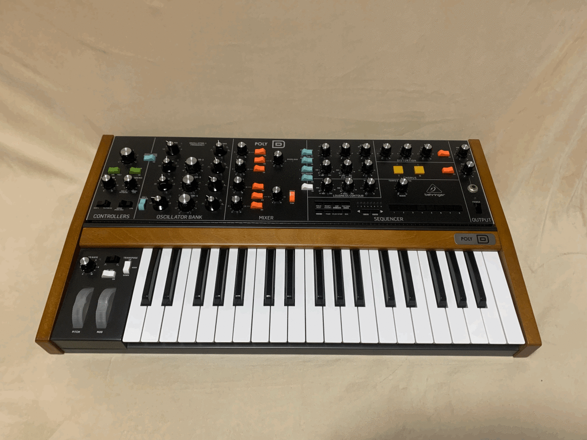 Behringer Poly D Polyphonic Analog Synthesizer Confirmed Operation