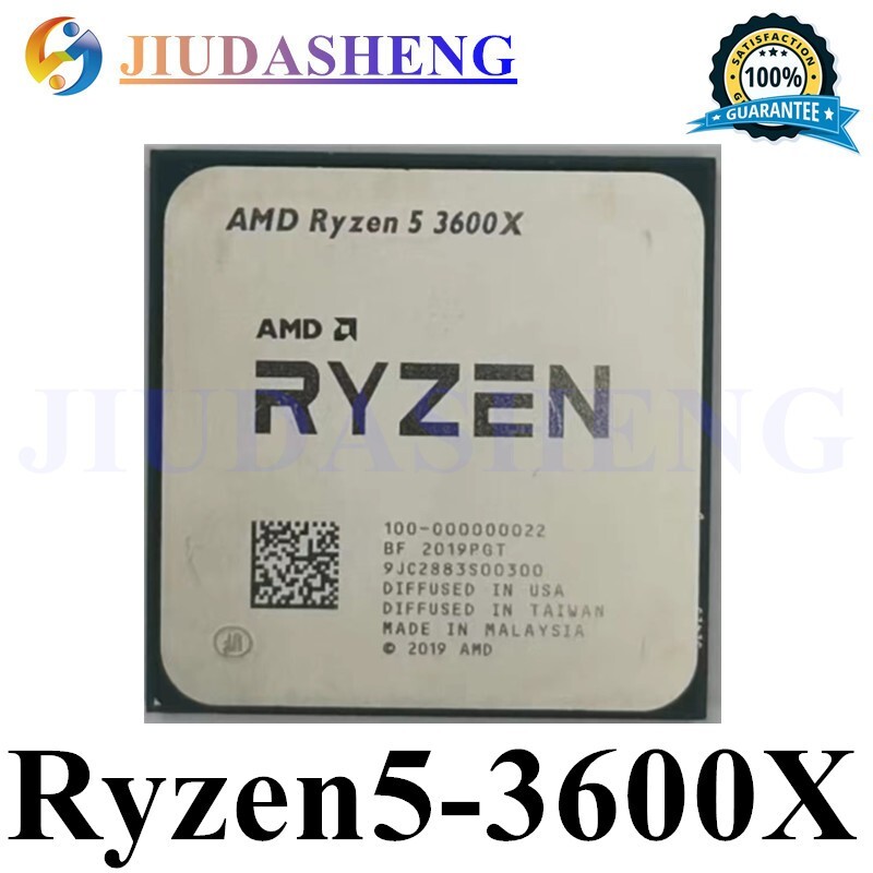 AMD Ryzen 5 3600X R5-3600X 3.8GHz 6Core 12Thr 32M Socket AM4 CPU
