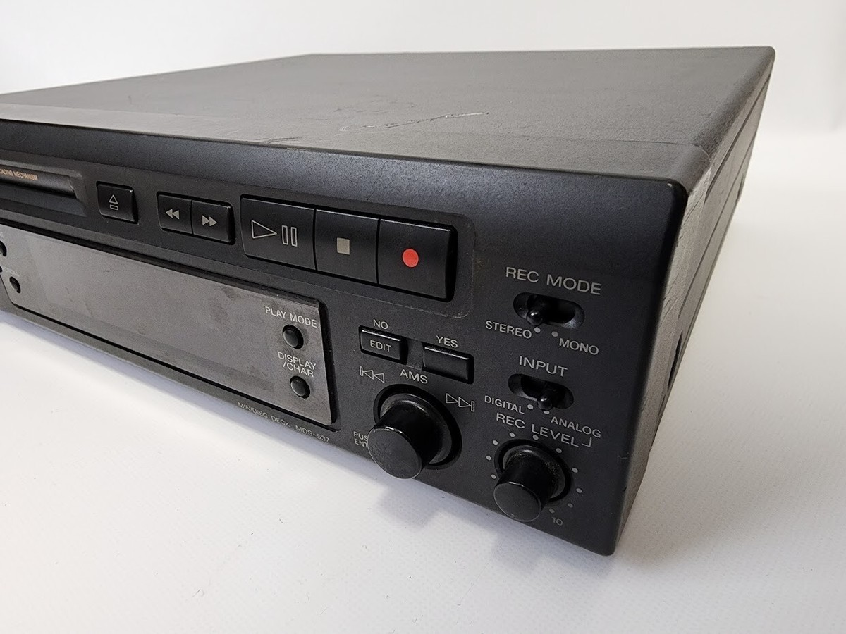 SONY MDS-S37 Minidisc Deck Player Recorder | eBay