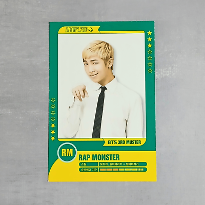 BTS 3rd Muster Seoul ARMY Zip+ Official Player Card Set - RM