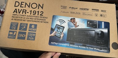 Denon AVR 1912 7.1 Channel 125 Watt Receiver for sale online | eBay