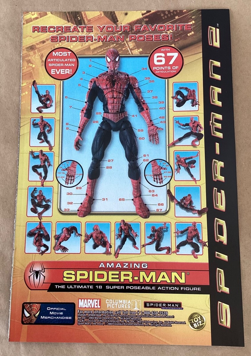 Amazing Spiderman 2 2004 Print Ad art promo Marvel action figure