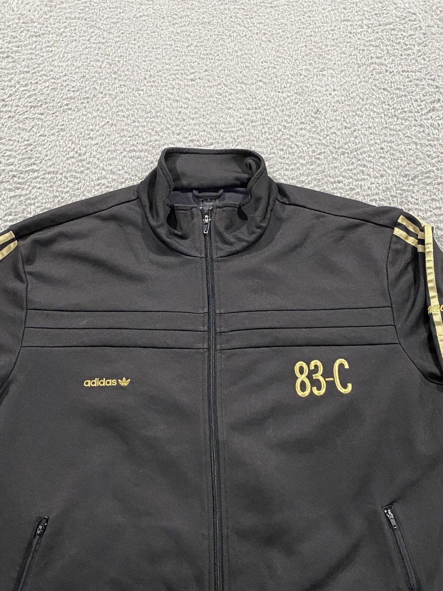 Adidas Jacket Mens 2XL Black Originals 83-C J.Mano Edition Full