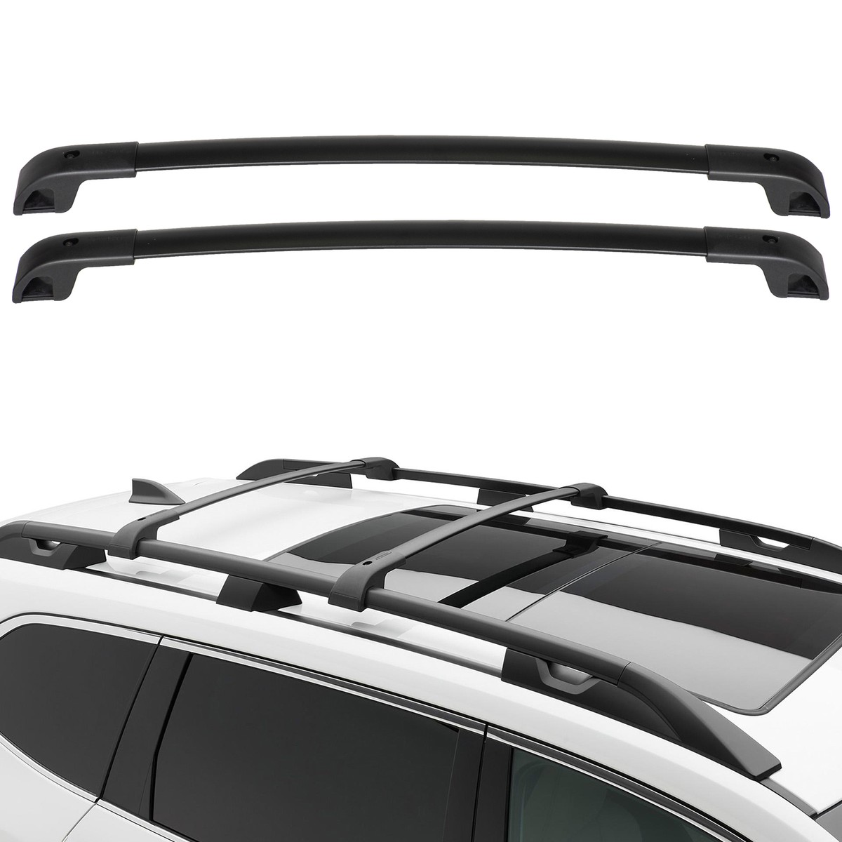 OEM 19-2024 Subaru Ascent Aero Crossbar Roof Adjustable Rack Set