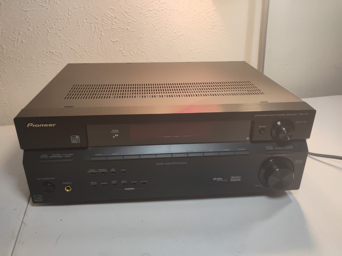 Pioneer VSX-517-K Surround Sound Receiver Tested Working
