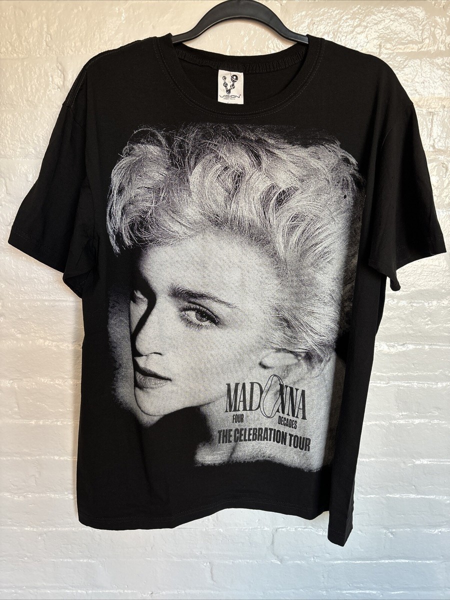 RARE Madonna Mexico City Bootleg T Shirt Celebration Tour - Size