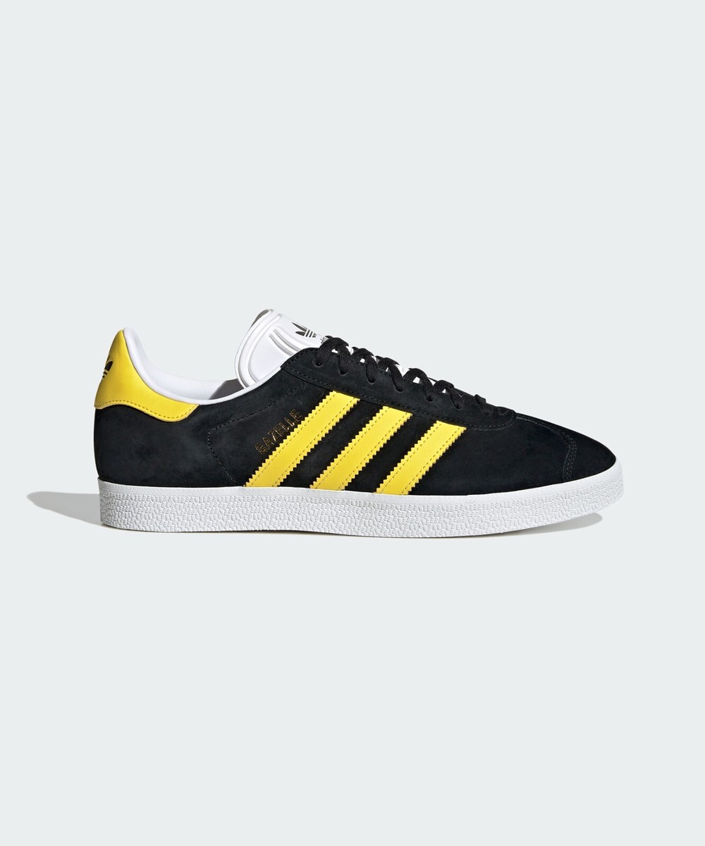 Adidas Gazelle Shoes Originals Sneakers Core Black/Impact Yellow