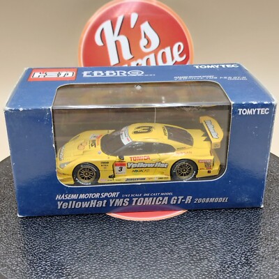 EBBRO TOMY 1/43 Yellow Hat YMS TOMICA Skyline GT-R R35 2008 #3