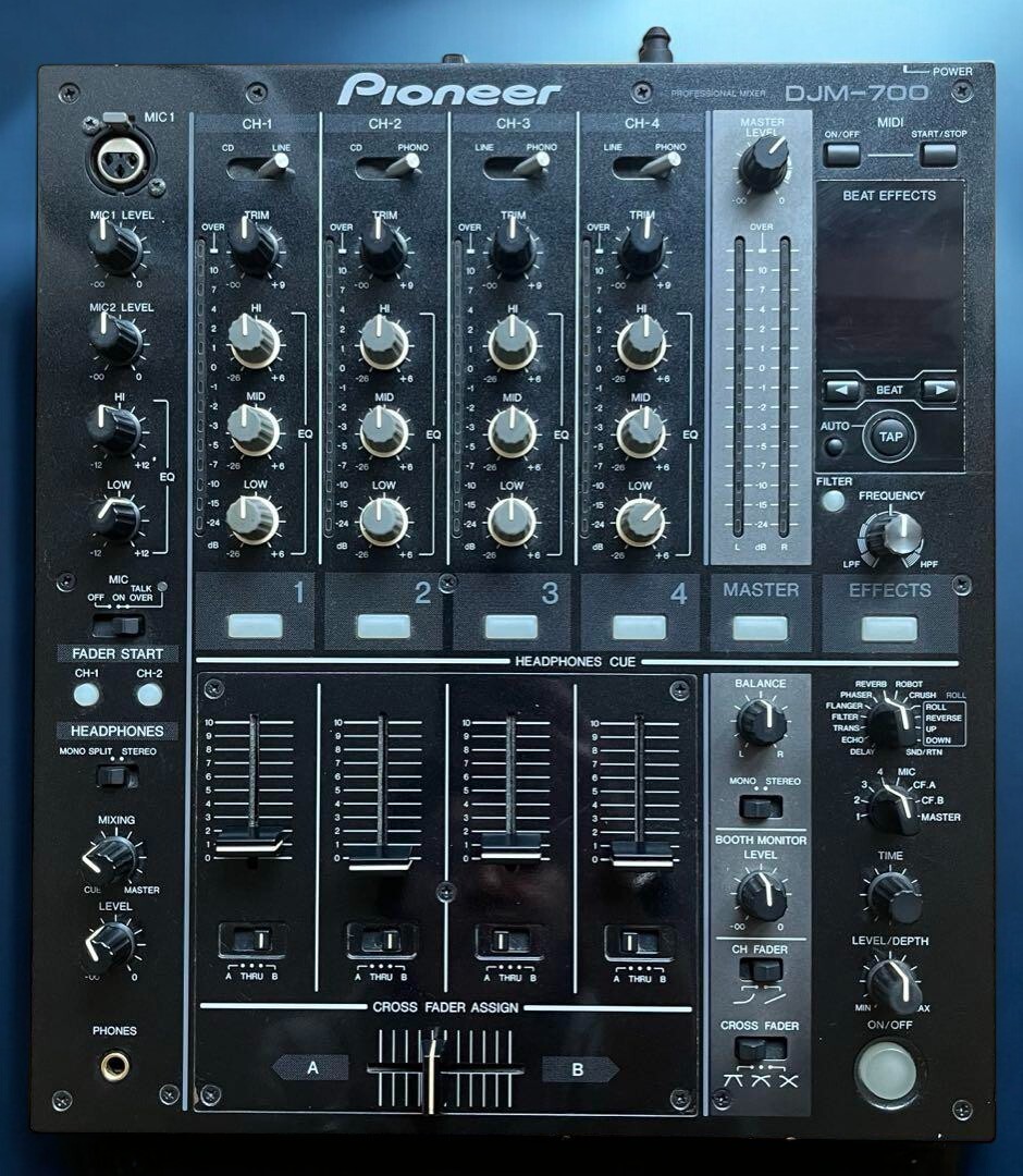 メンテナンス済み 美品 Pioneer DJM-700 フィルター装備 メンテナンス