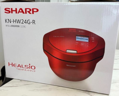 Sharp HEALSIO Hot Cook KN-HW24G 2.4L RED Waterless Automatic