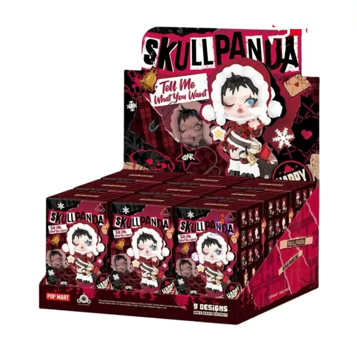 Genuine SKULLPANDA Tell Me What You Want Series Figure Toy One Set