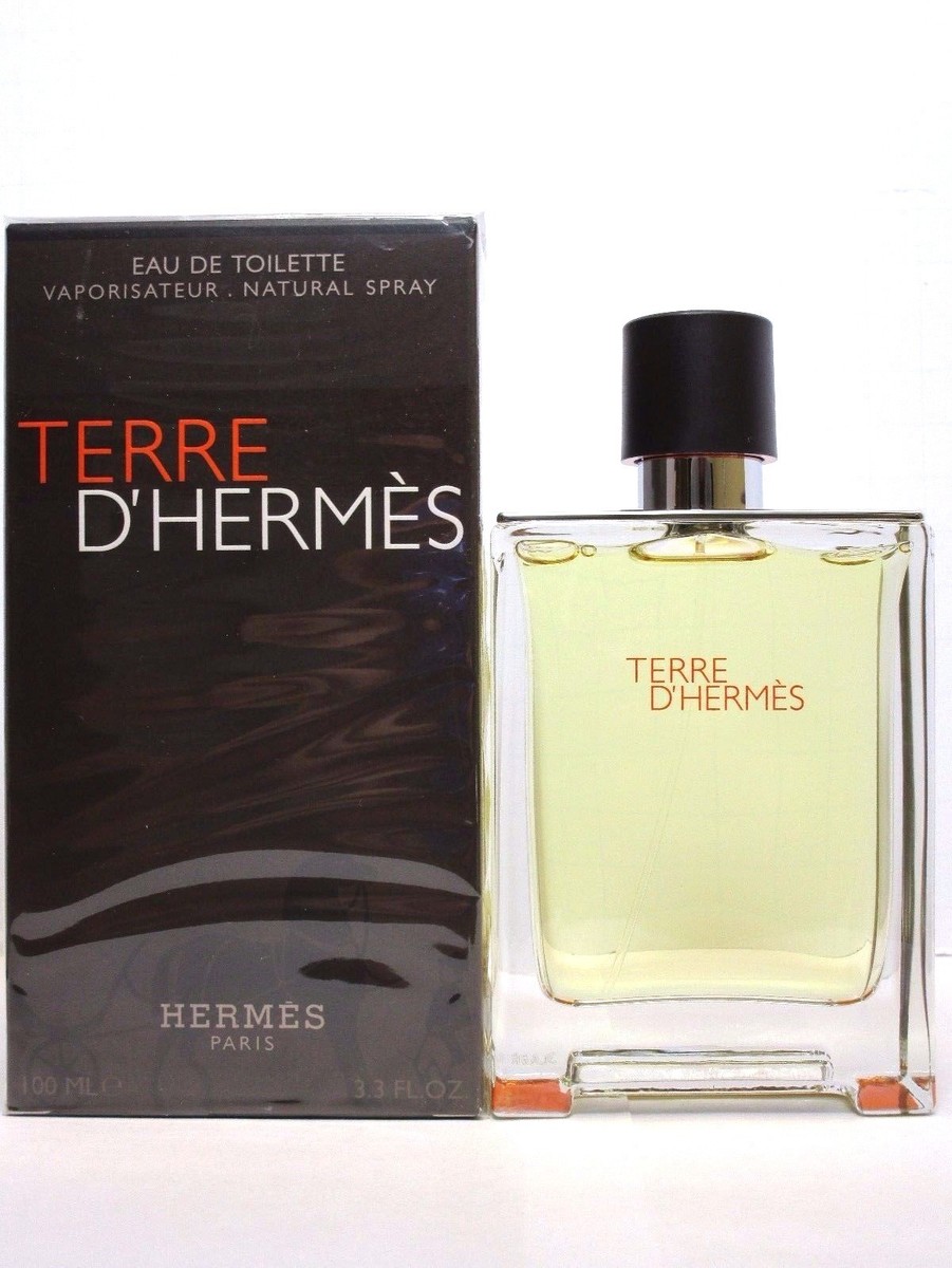 HERMES TERRE D'HERMES Eau De Toilette Spray FOR MEN 3.3 Oz / 100