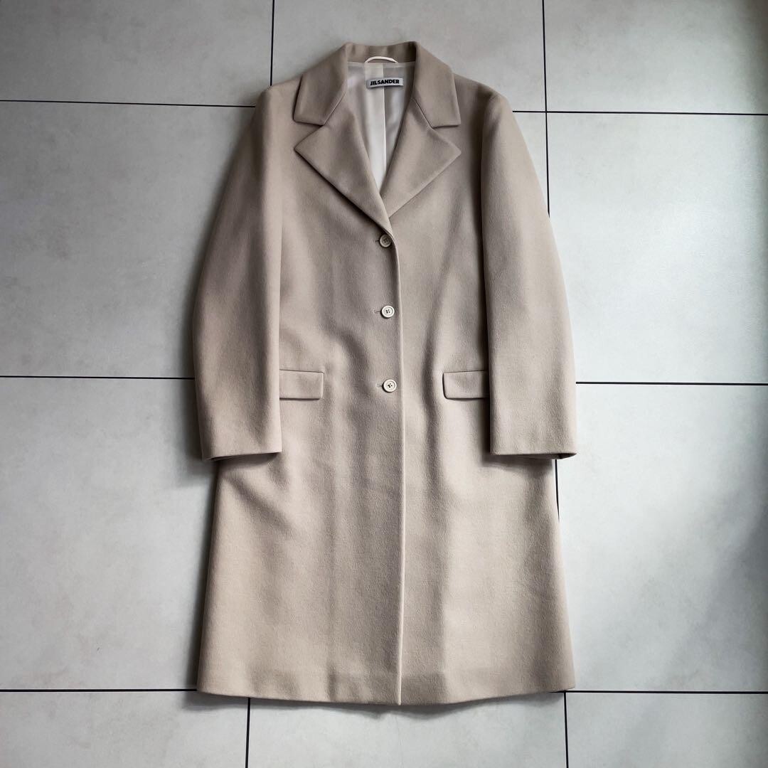 JIL SANDER Cashmere/Angora Blend Wool Chester Coat 34 in stock | eBay