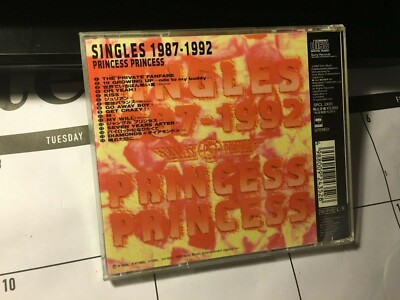 PRINCESS PRINCESS - SINGLES 1987-1992 JAPAN IMPORT CD NO OBI SONY