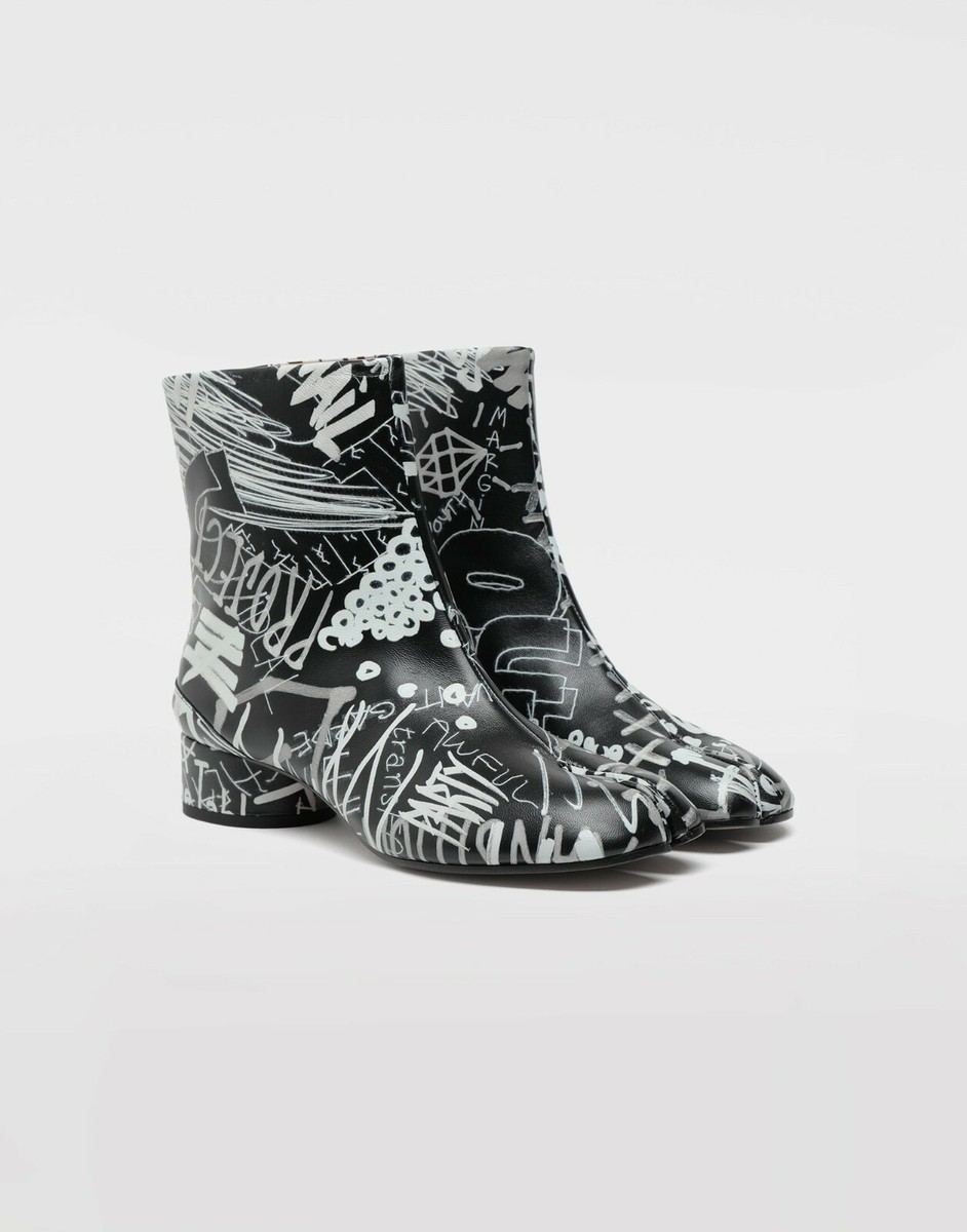 Maison Martin Margiela Painted Graffiti Tabi Boots 37 brand new | eBay