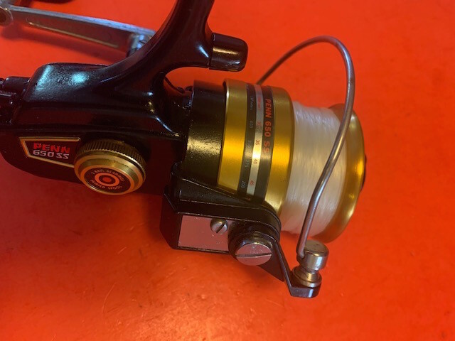 VINTAGE PENN SPINFISHER 650SS SPINNING REEL WORKS GREAT L@@KEE L