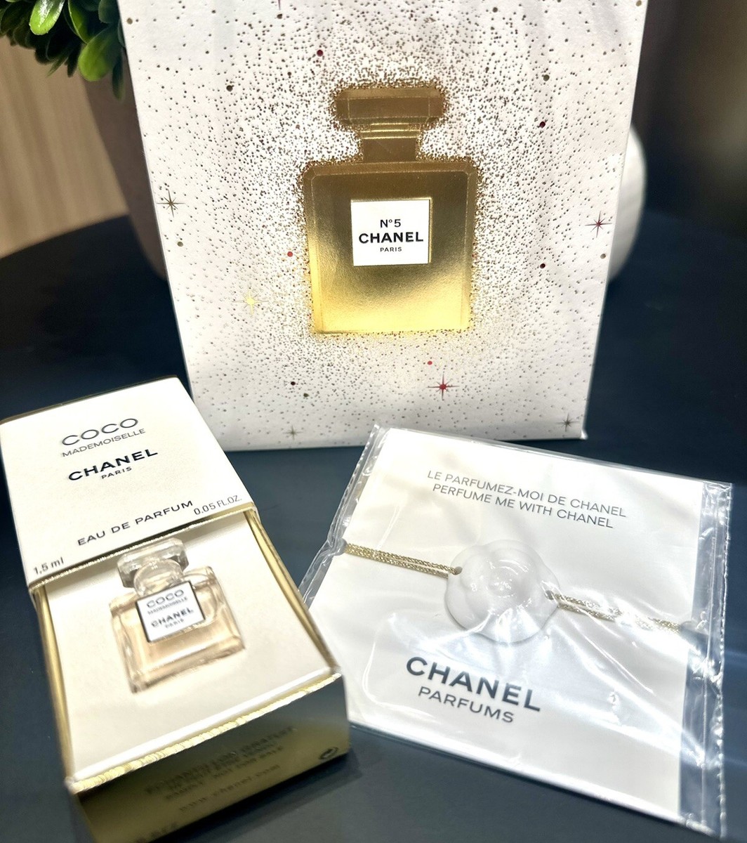 Chanel Coco Mademoiselle Miniature Perfume 1,5 ML & Bracelet VIP