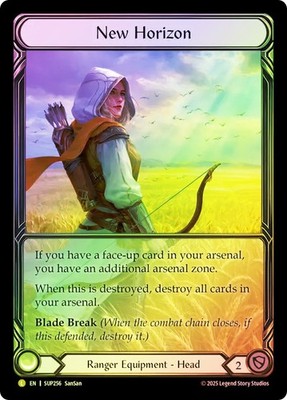 FAB RAINBOW FOIL New Horizon (Extended Art) - Super Slam Card