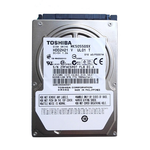 Toshiba MK5055GSX 500GB 5400RPM 2.5