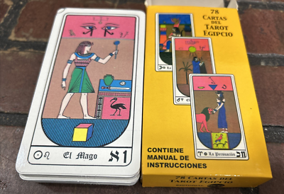TAROT EGIPCIO BOOKLET+ 78 CARTAS | eBay