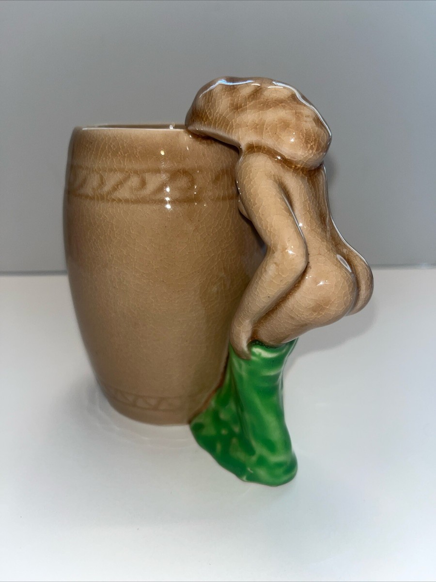 1950s アンティーク ヌード ガール ピンナップ ソルト&ペッパー 陶器製