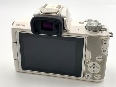 CANON EOS Kiss M 24.1MP Mirrorless Digital Camera Body WHITE -Near