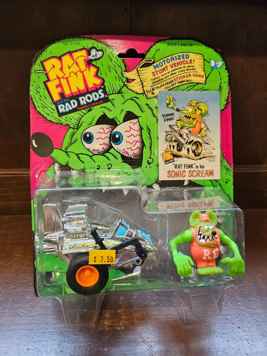 Rat Fink Rad Rods Rat Fink In His Sonic Scream Sticker Card Ed