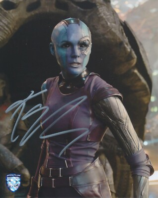 KAREN GILLAN Signed MARVEL Nebula AVENGERS 8x10 Autograph OPX